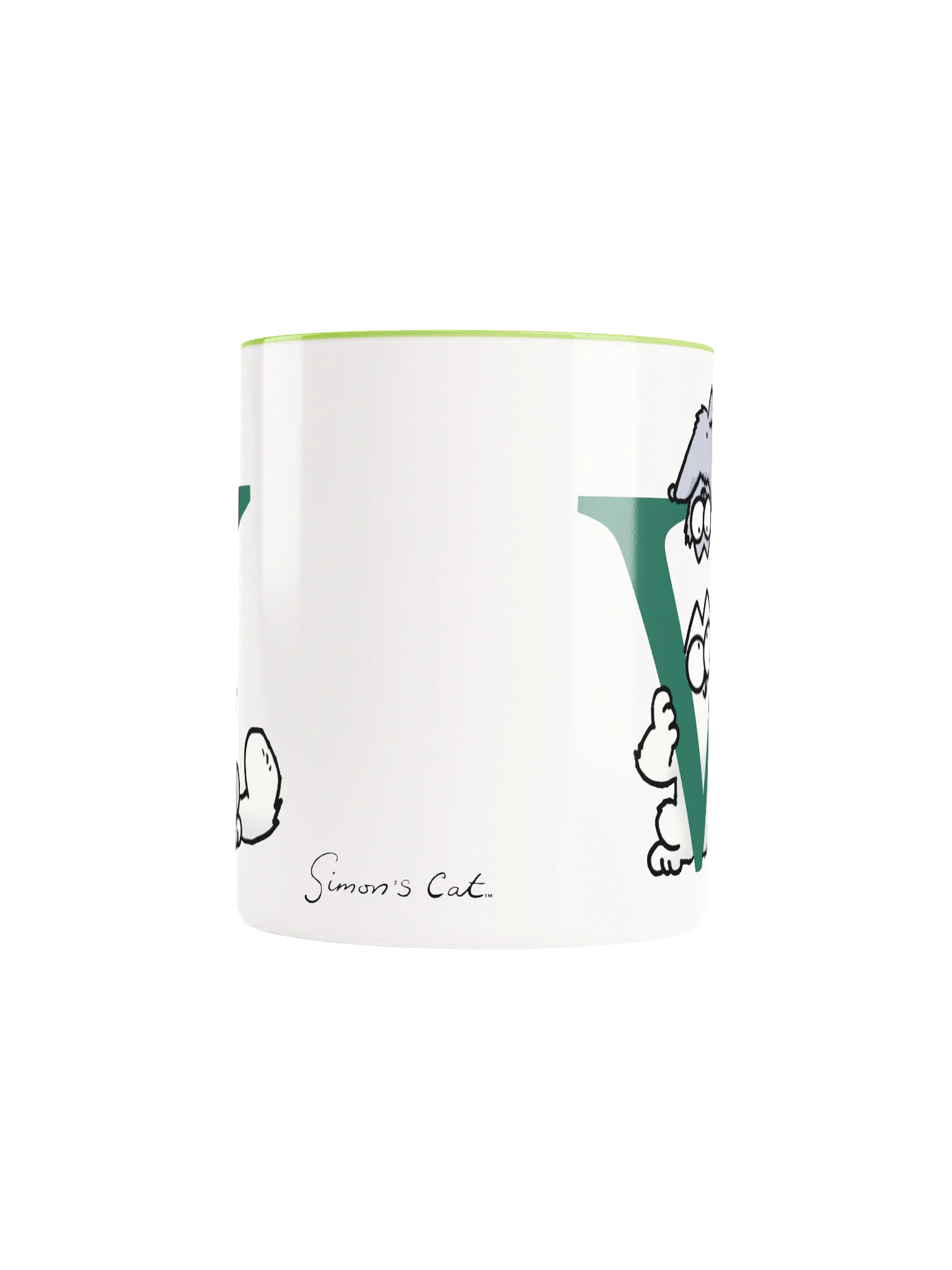 Cat Monogram Mug - V product image (5)