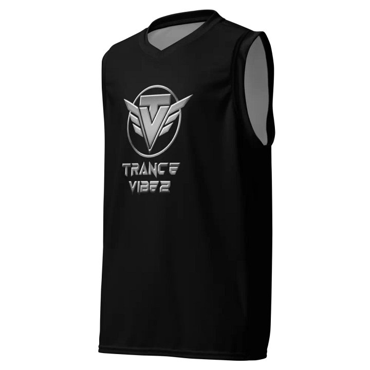 Trance Vibez Black Basketball Jersey product image (1)