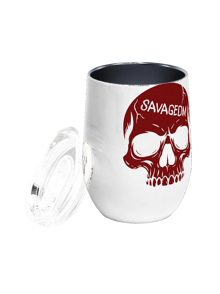 Savage DM Skull Stamp Wine Tumbler product image (2)