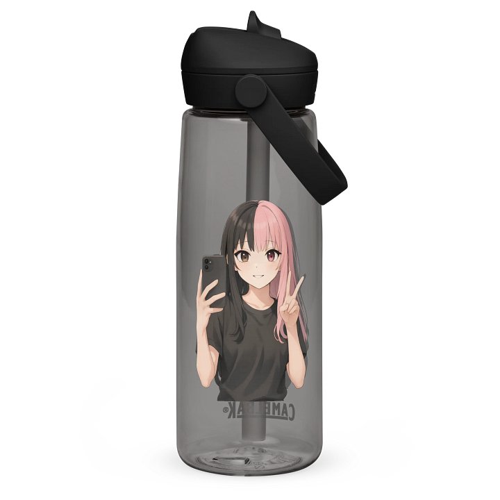 kawaii selfie waterbottle blk product image (2)