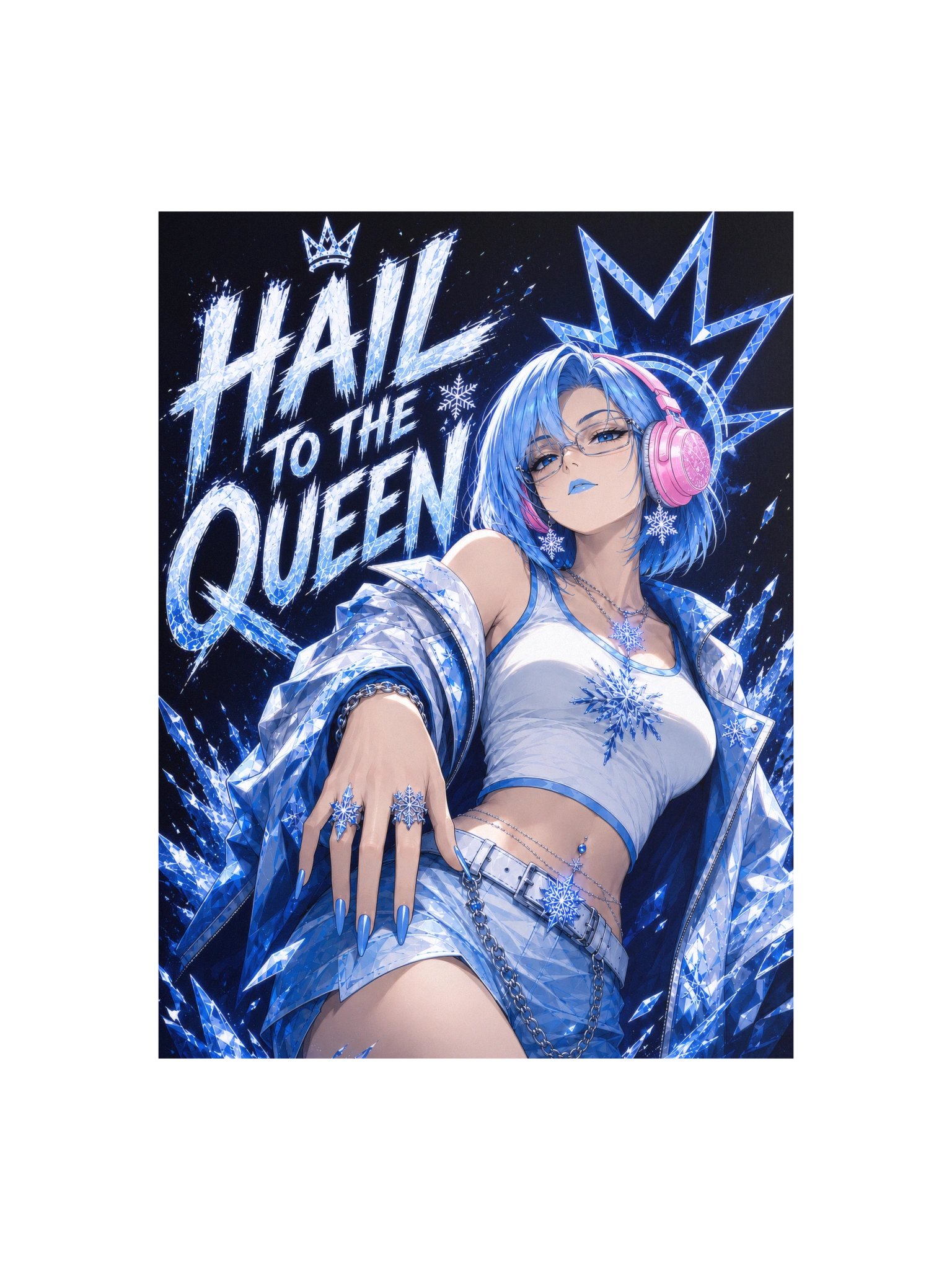 "Hail To The Queen" Lady Frost Matte Poster product image (2)