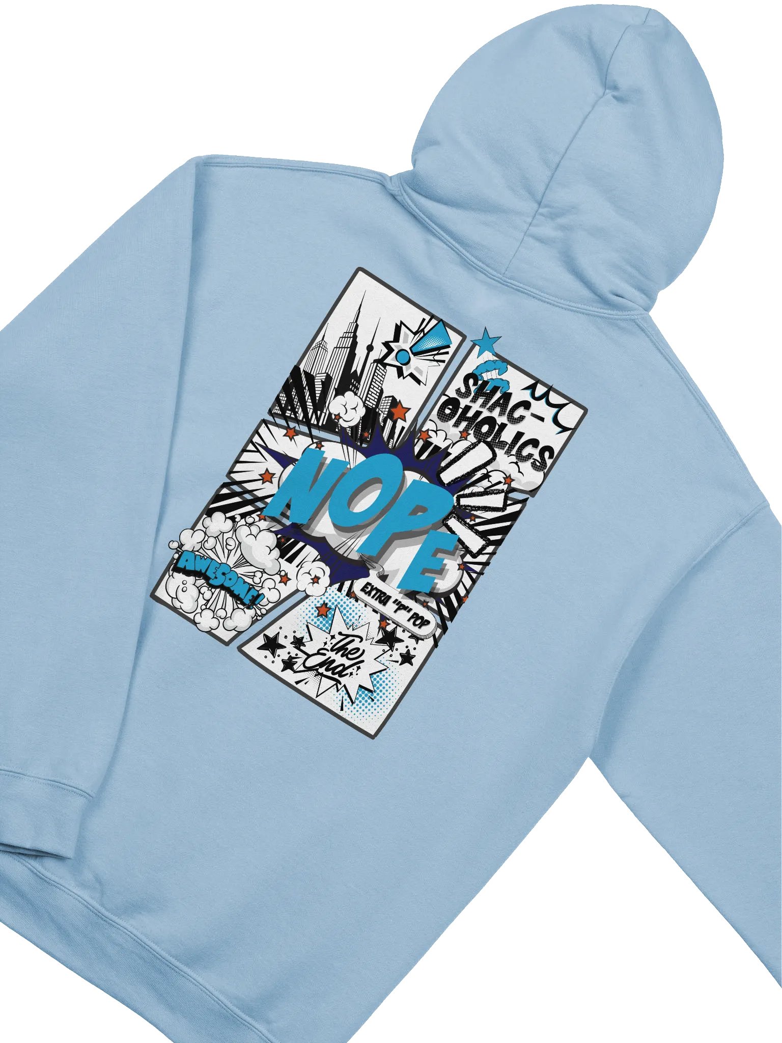 Explosive Blue NoPe Shac-oholics Hoodie product image (4)