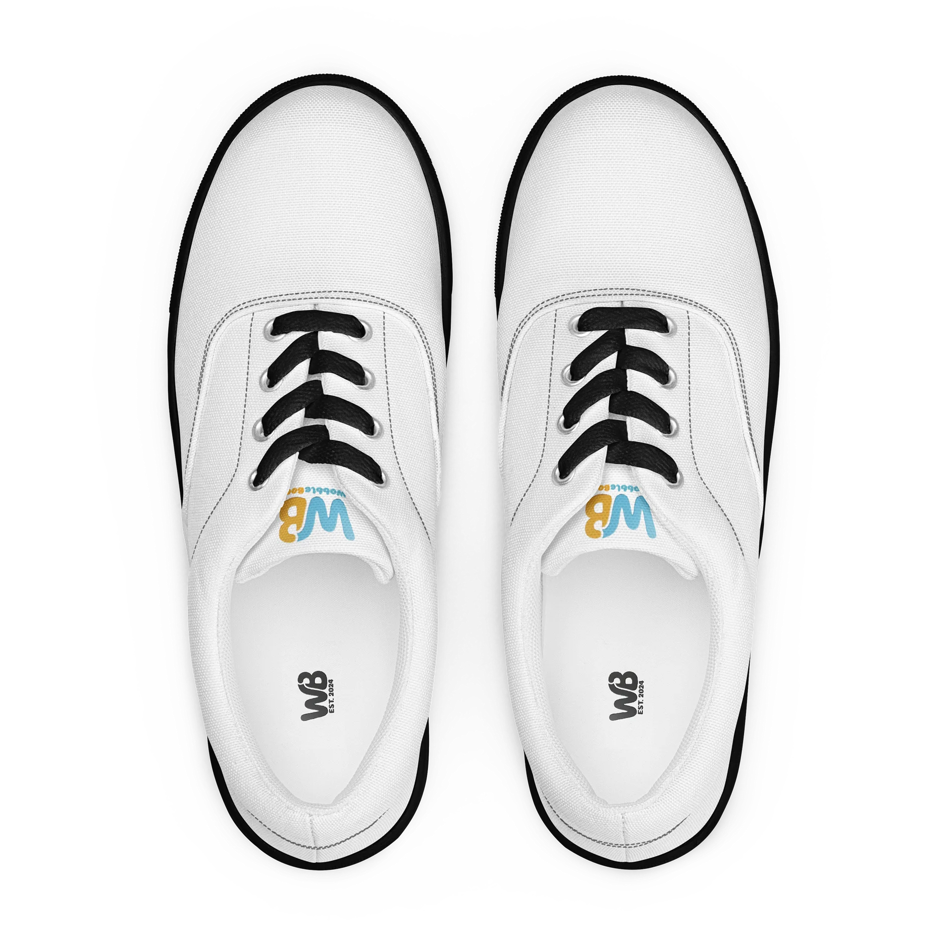 'WB' Men's Lace-Up Canvas Shoes product image (2)