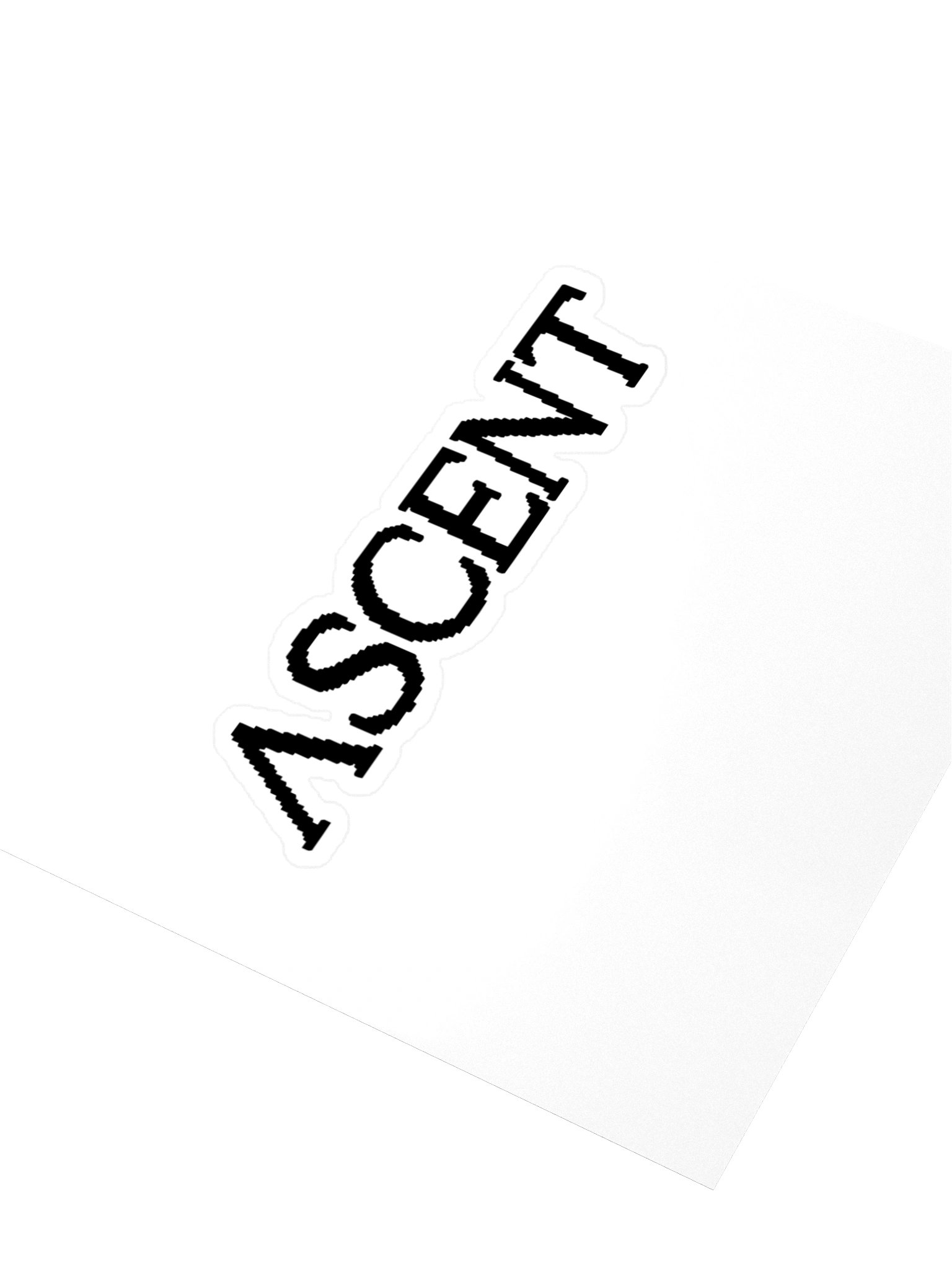 ASCENT - PIXELATED TEXT STICKER product image (3)