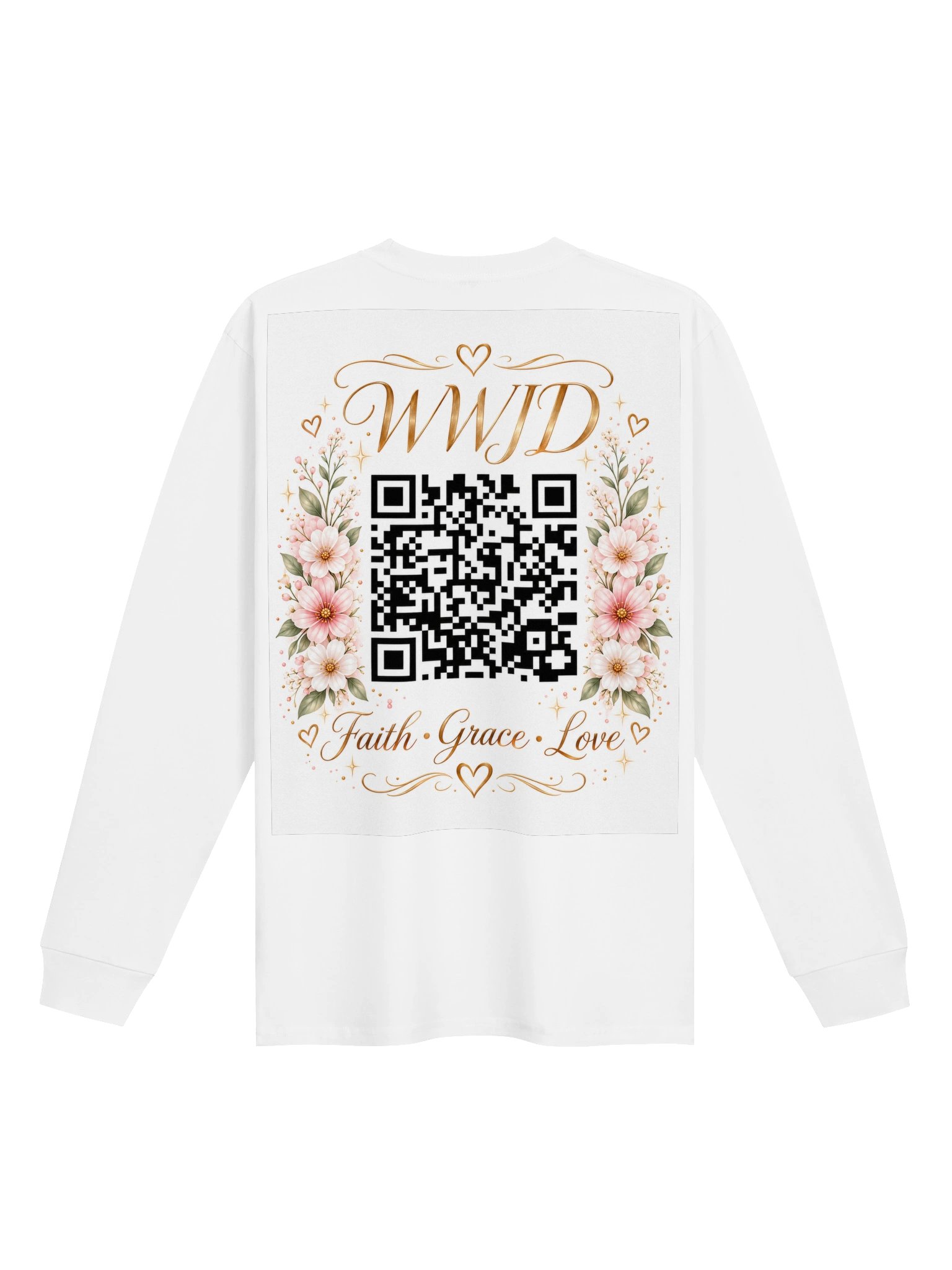 💗✝️WWJD – Faith • Grace • Love QR Shirt💗✝️ product image (2)