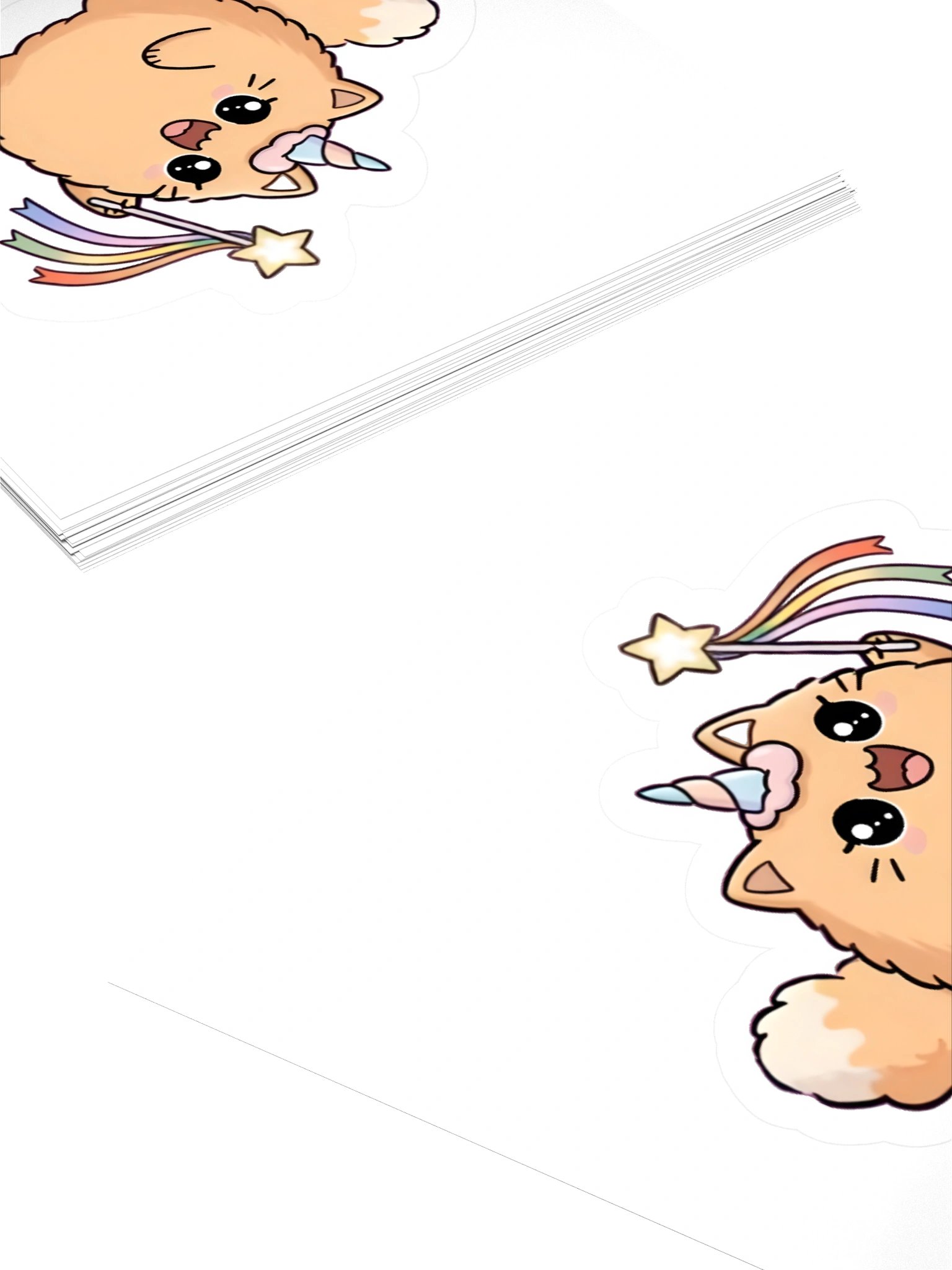 PeachFuzz Kitty Sticker product image (8)