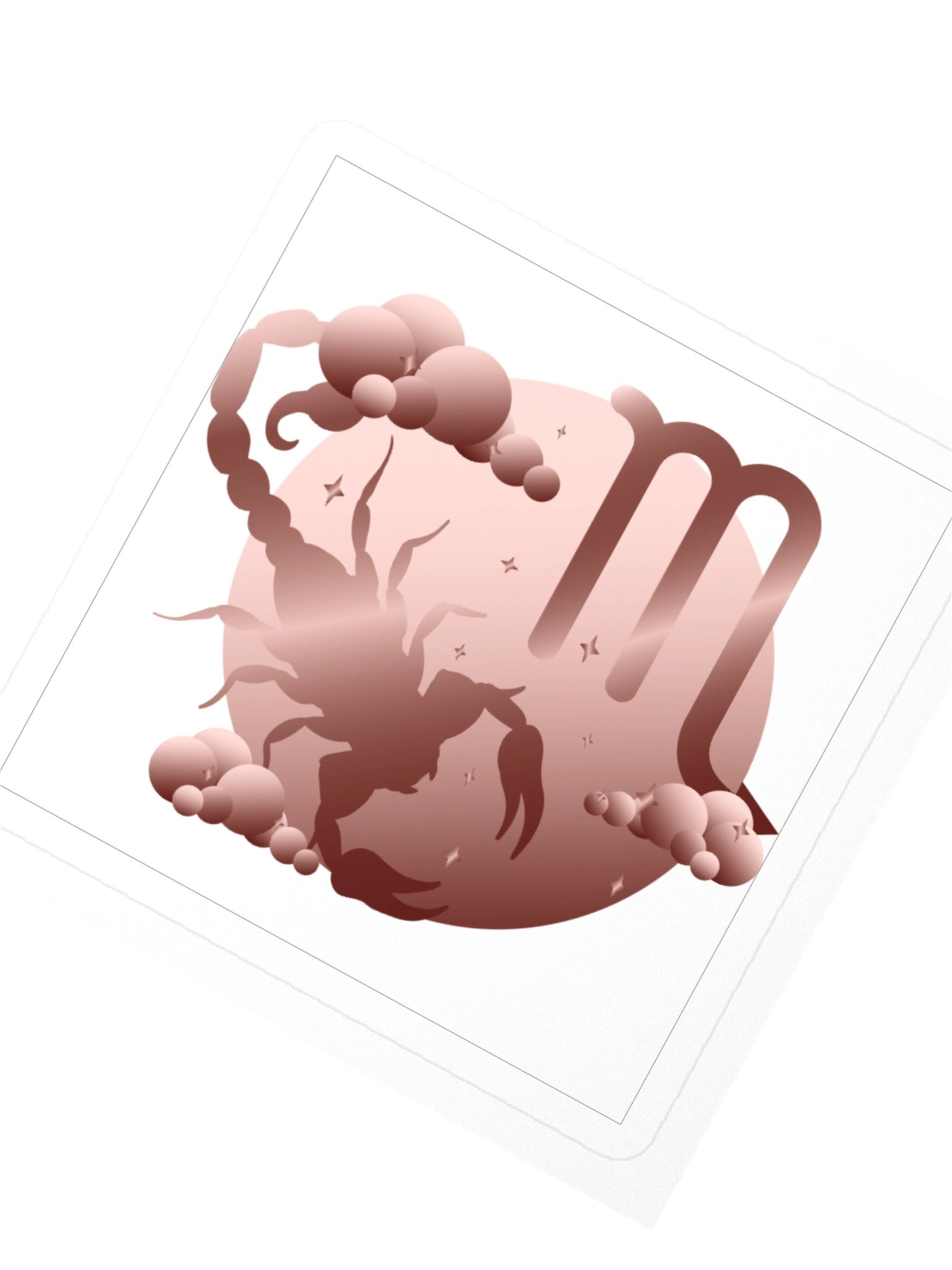 Scorpio Zodiac Sticker — Vibrant Celebration Symbol Design product image (2)