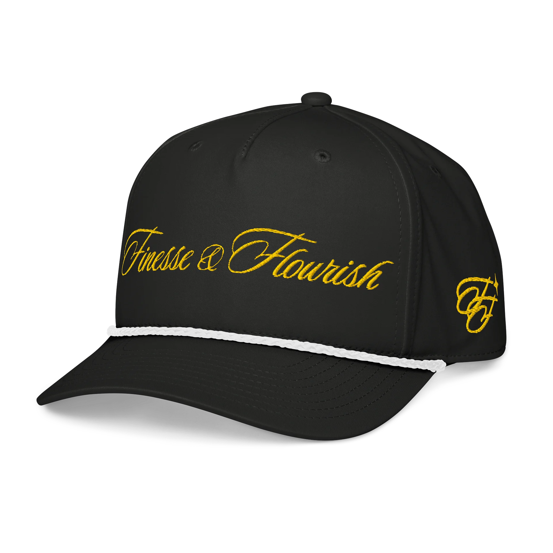 F&F Script Five-Panel Classic Rope Cap (YLW) product image (10)