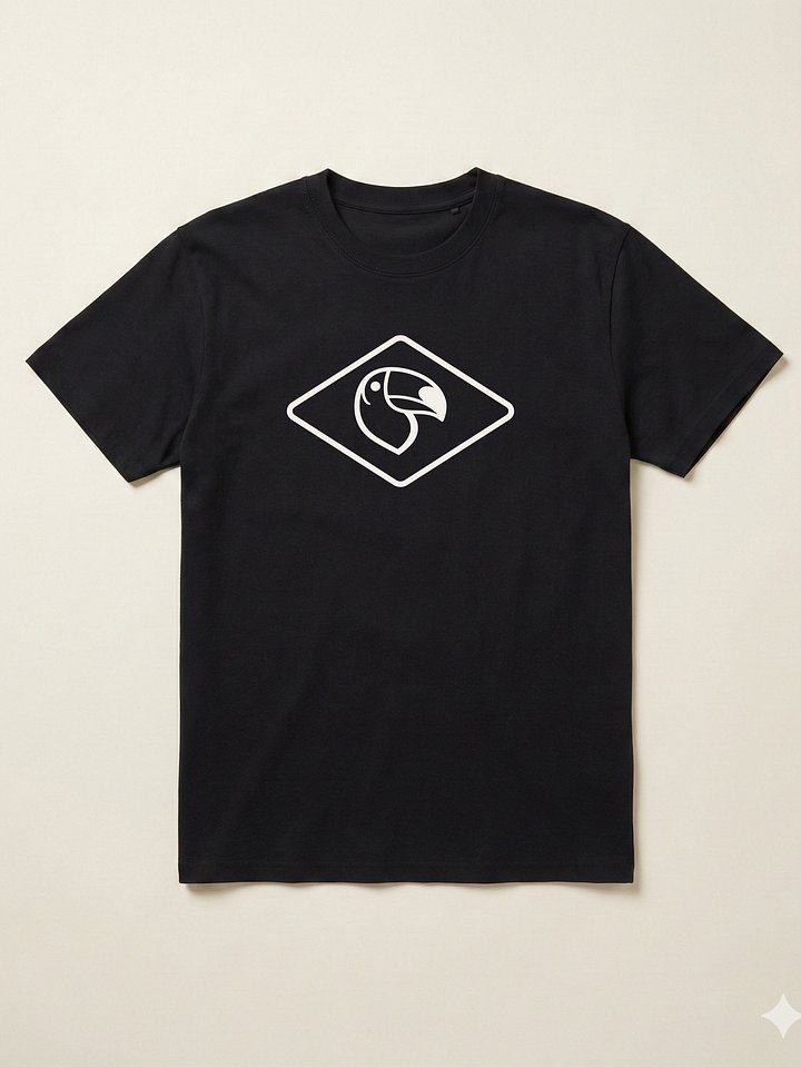 Toucan Icon T-Shirt — Quiet Luxury Coastal Edition product image (1)