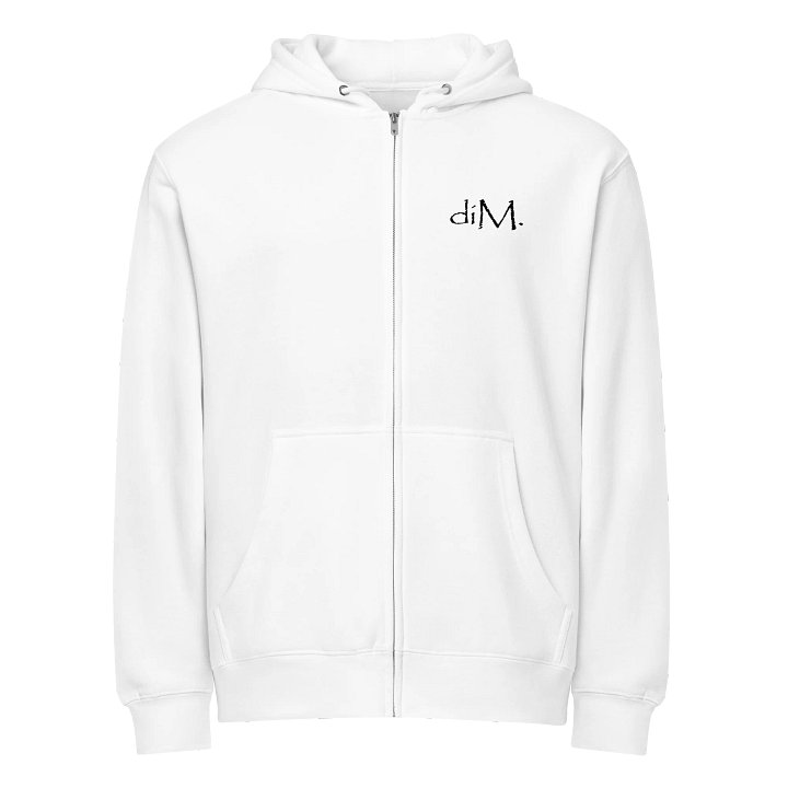 diM.wiT. Zip Up White Hoodie product image (1)