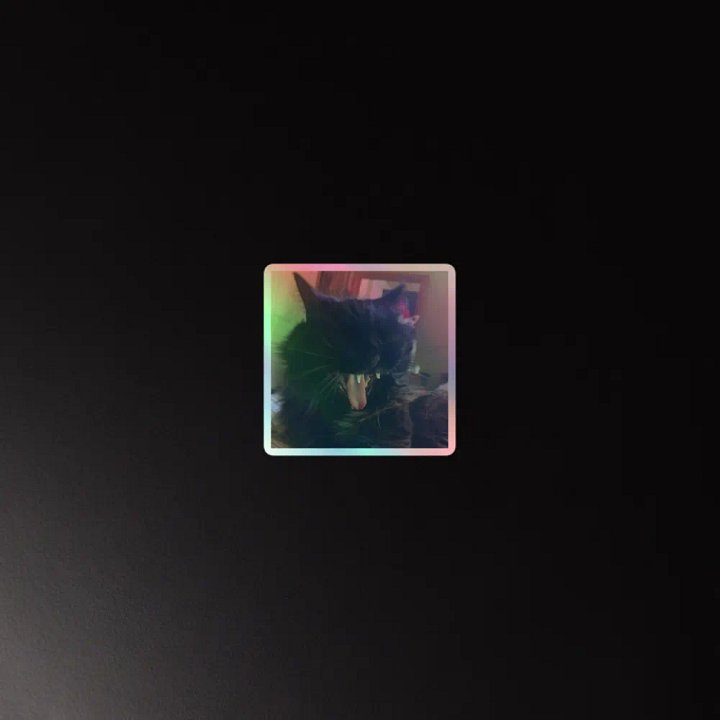 Yawning Kyle Holographic Sticker Sheet product image (4)