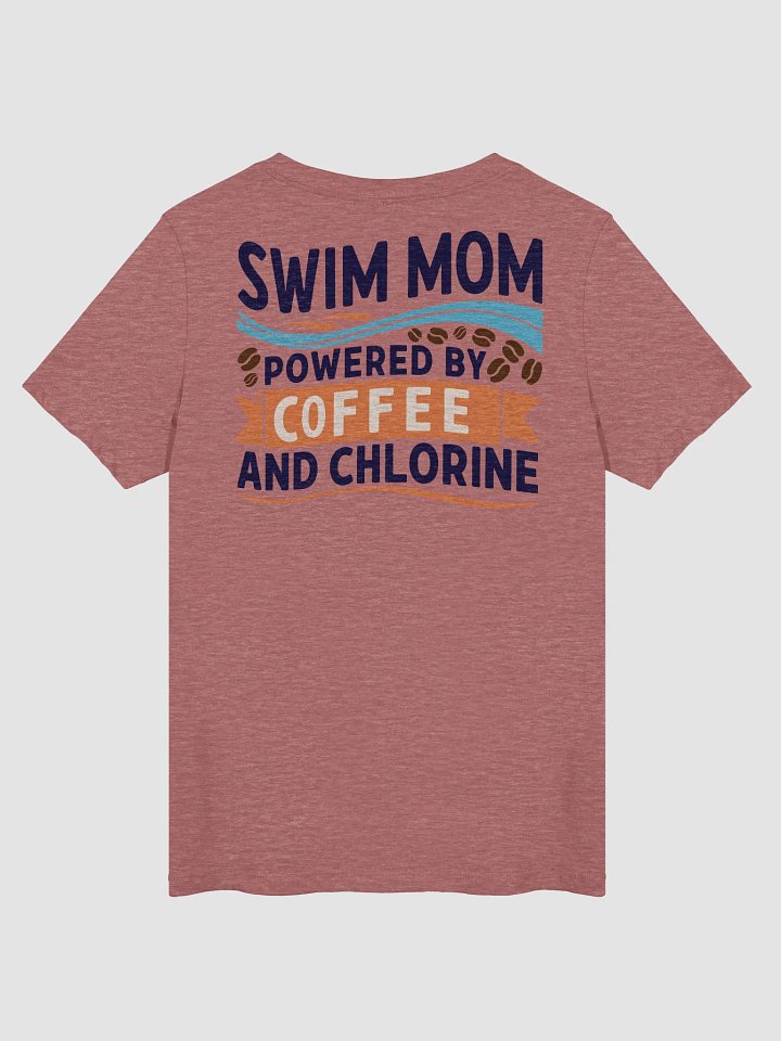 Swim Mom Coffee & Chlorine Ladies V-Neck Tee product image (1)