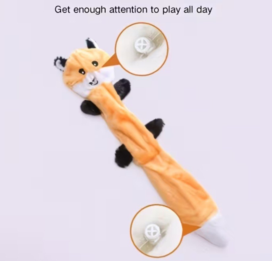 3pcs Soft Fur Plush Squeaky Dog Toys Set product image (6)