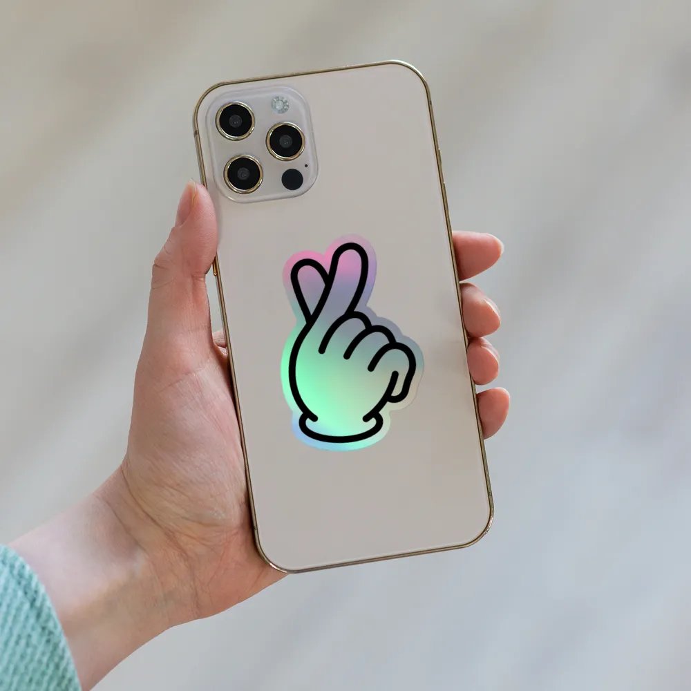 Finger heart holo product image (6)