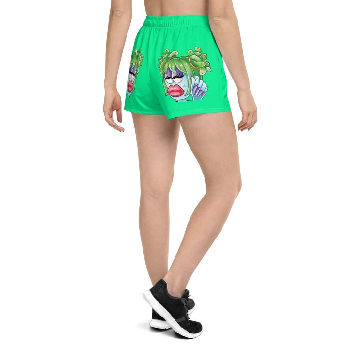 Dusa Green Nail Check Booty Shorts product image (1)