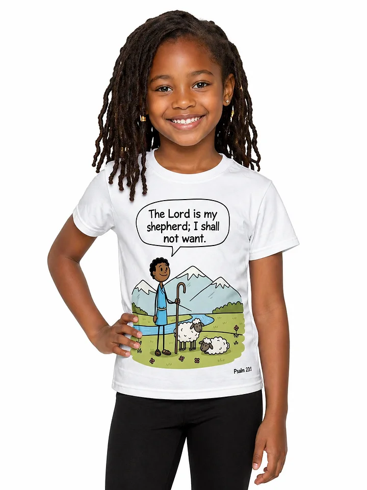 Little Shepherd — Psalm 23 Kids' T-Shirt product image (2)