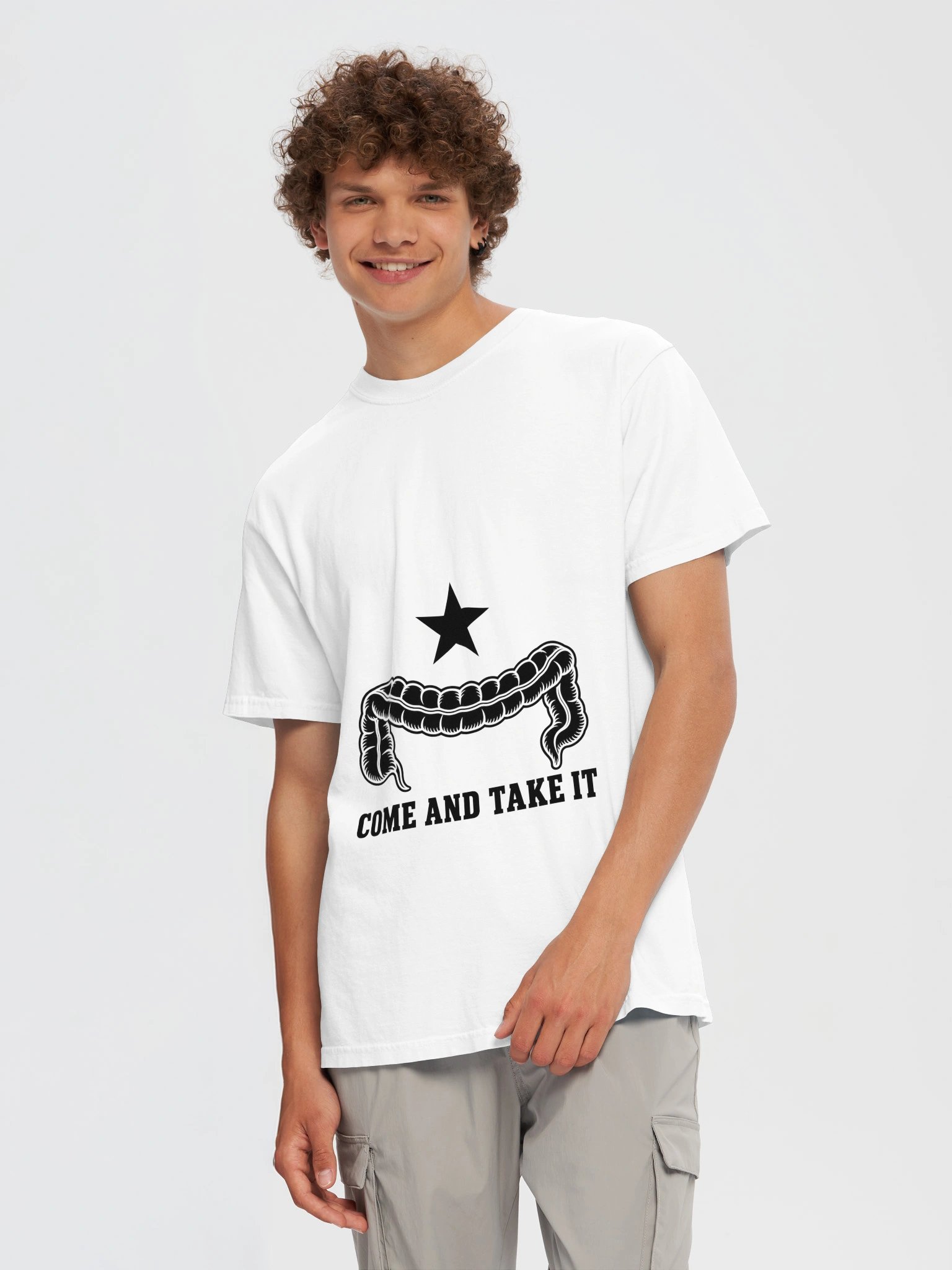Come and Take It — Colon Flag Tee (White) product image (5)