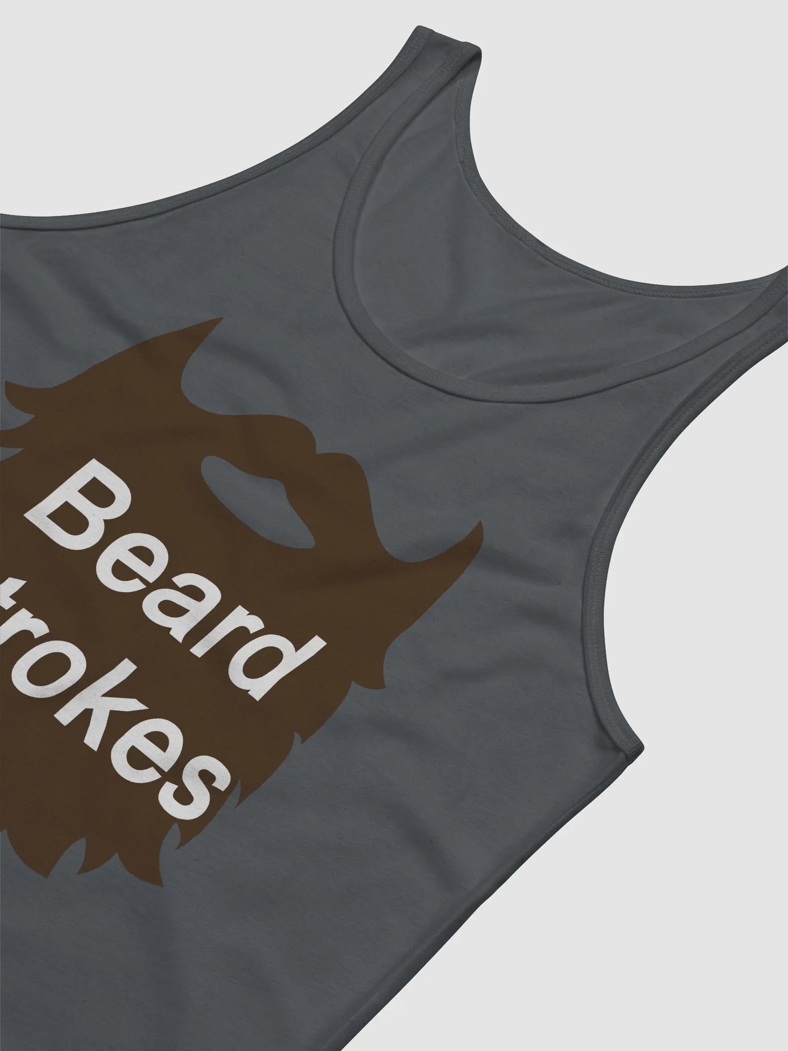 Beard Strokes Tank Top - Unisex (Brown Beard) product image (6)