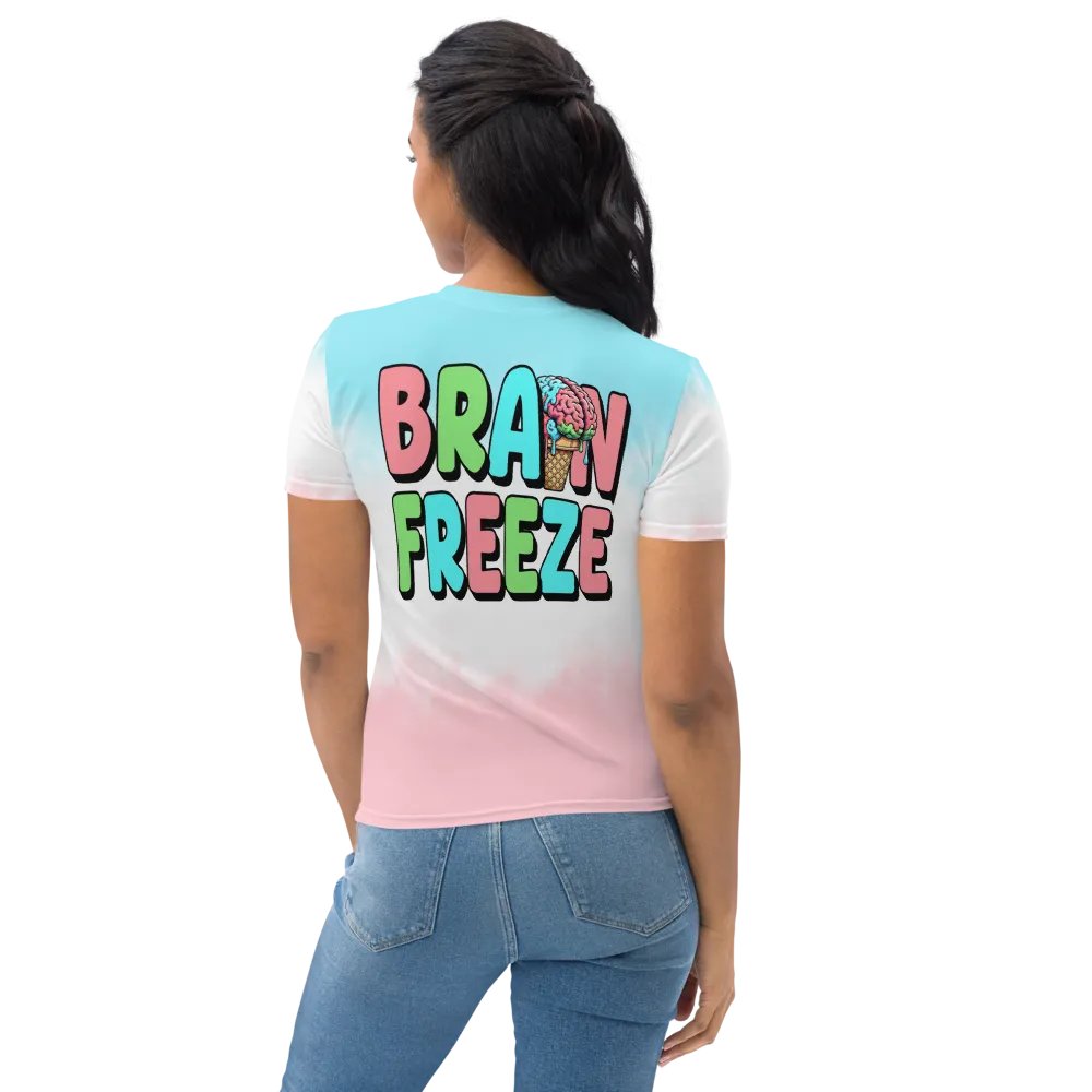 Brain Freeze Women's Crew Neck T-Shirt product image (7)