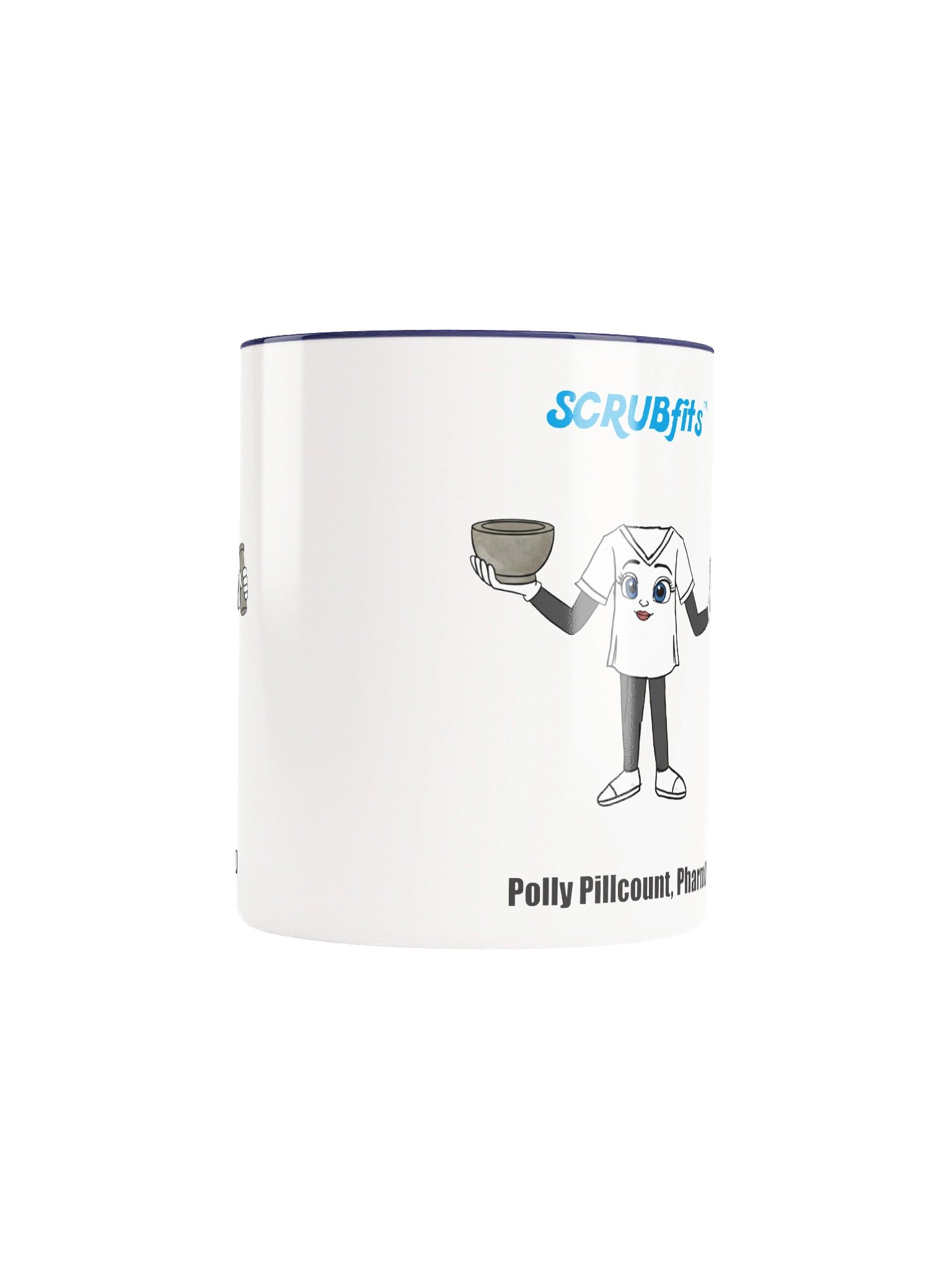 Ceramic Mug with Polly Pillcount, PharmD product image (56)