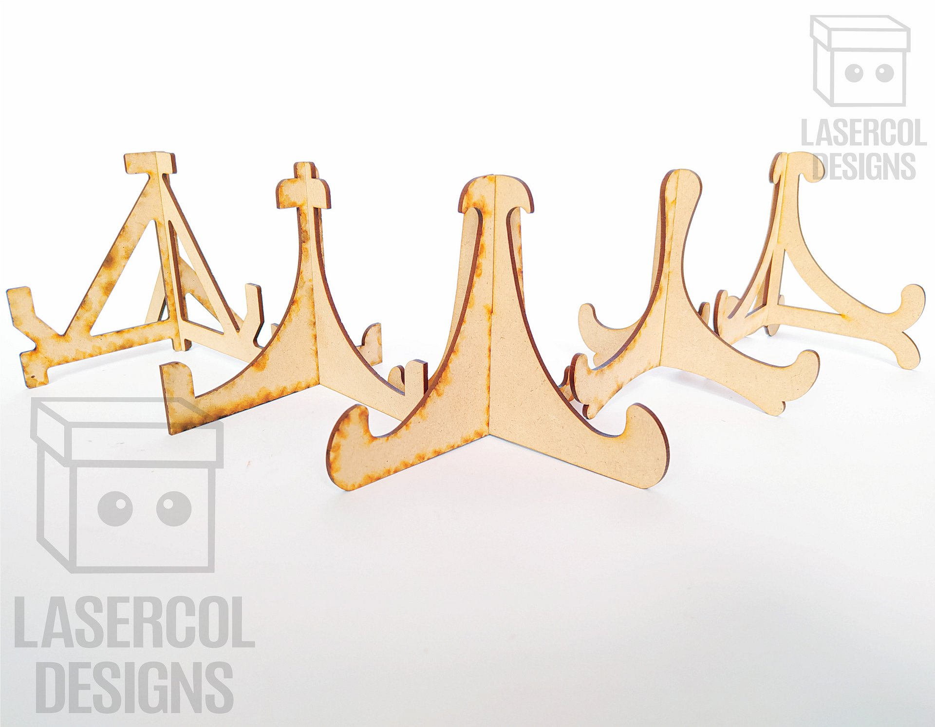 Easel Plate Stand Set 1 - Laser Cut Files product image (4)