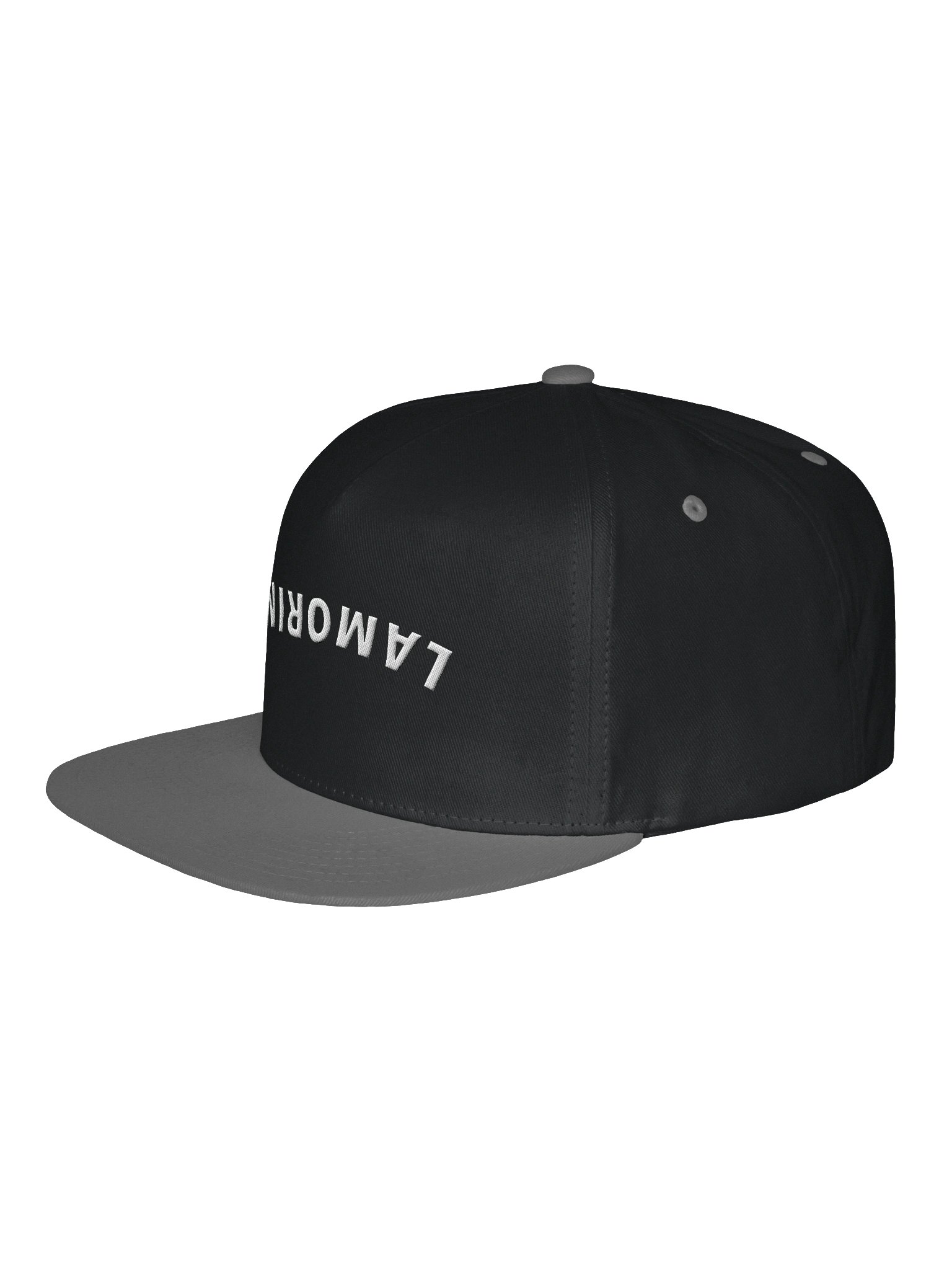 Upside Down Lamorinda Embroidered Snapback | Dark product image (3)