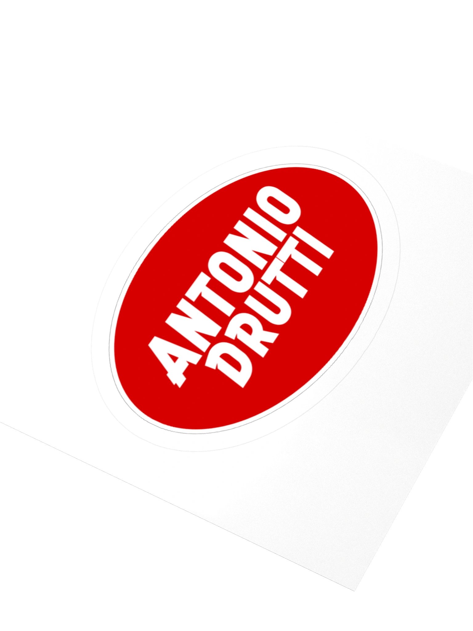 Antonio Drutti LOGO 2025- Sticker Versie 1 product image (10)