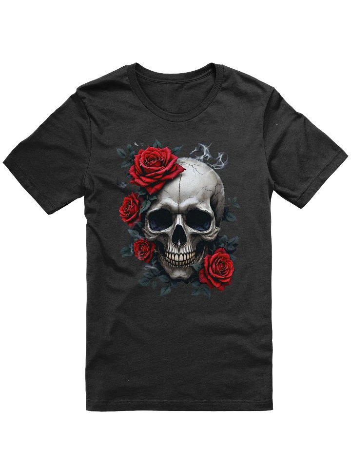 Smoking Skull & Roses Tee product image (6)