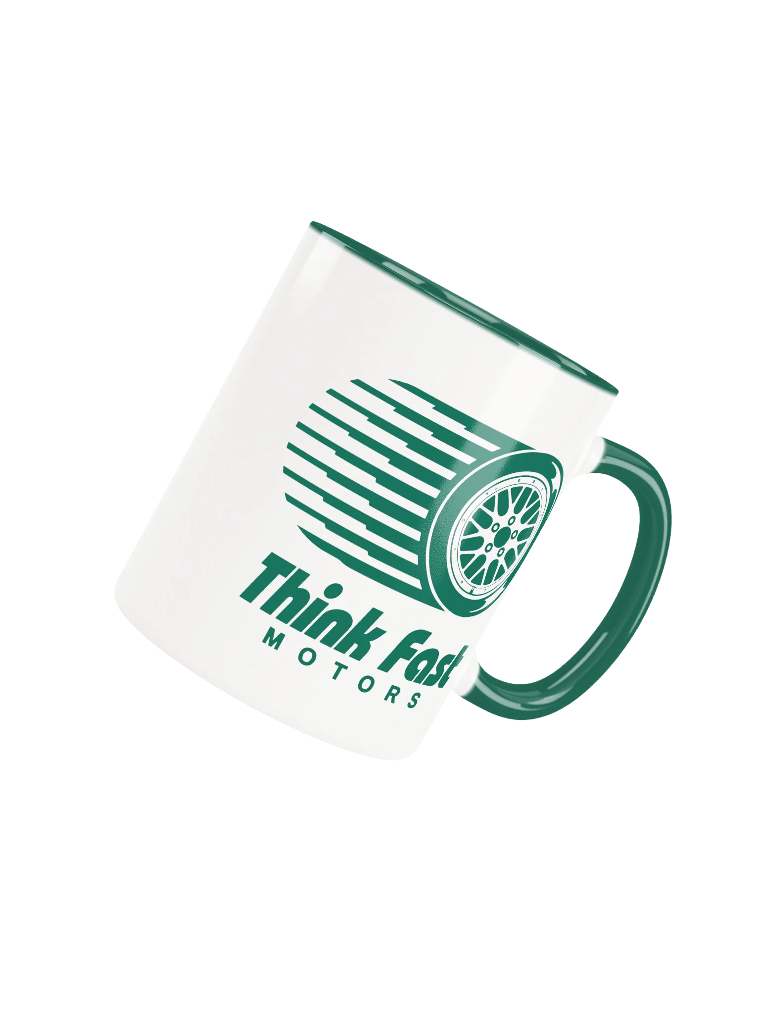 Think Fast Motors Mug - Green product image (4)