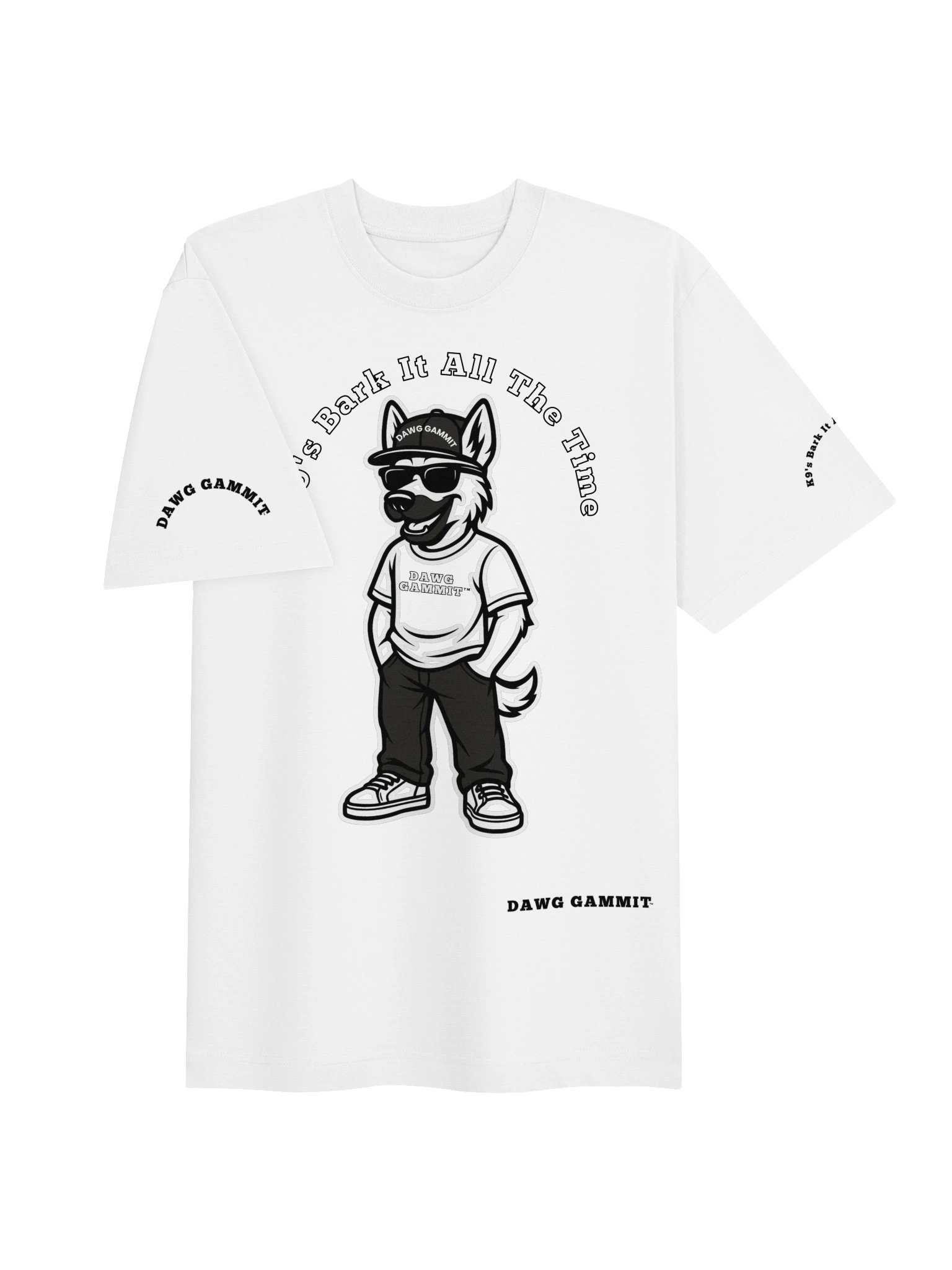 DAWG GAMMIT German Shepherd Heavy T-shirt product image (3)