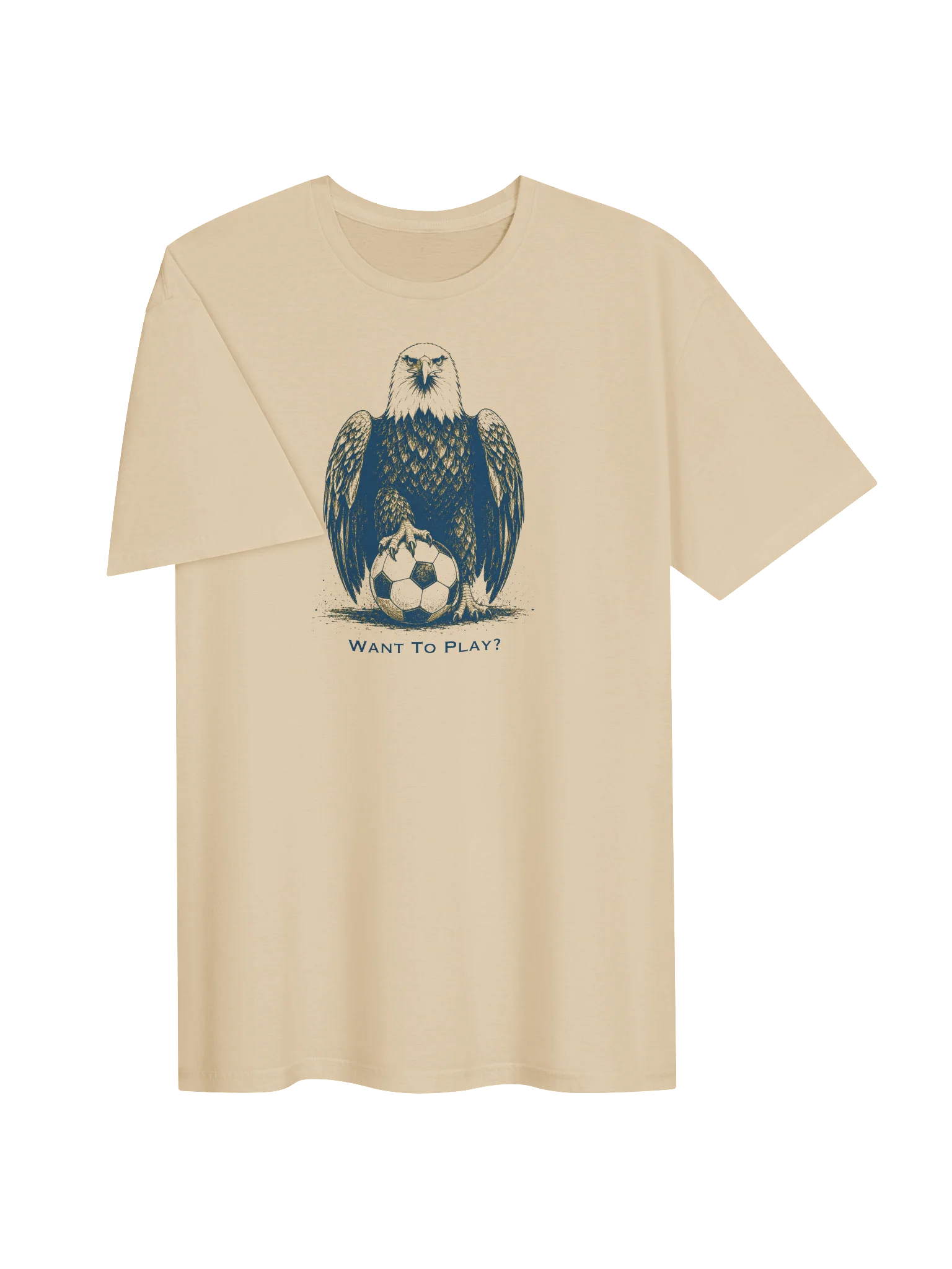 Want to Play? Eagle Soccer Graphic Tee product image (3)