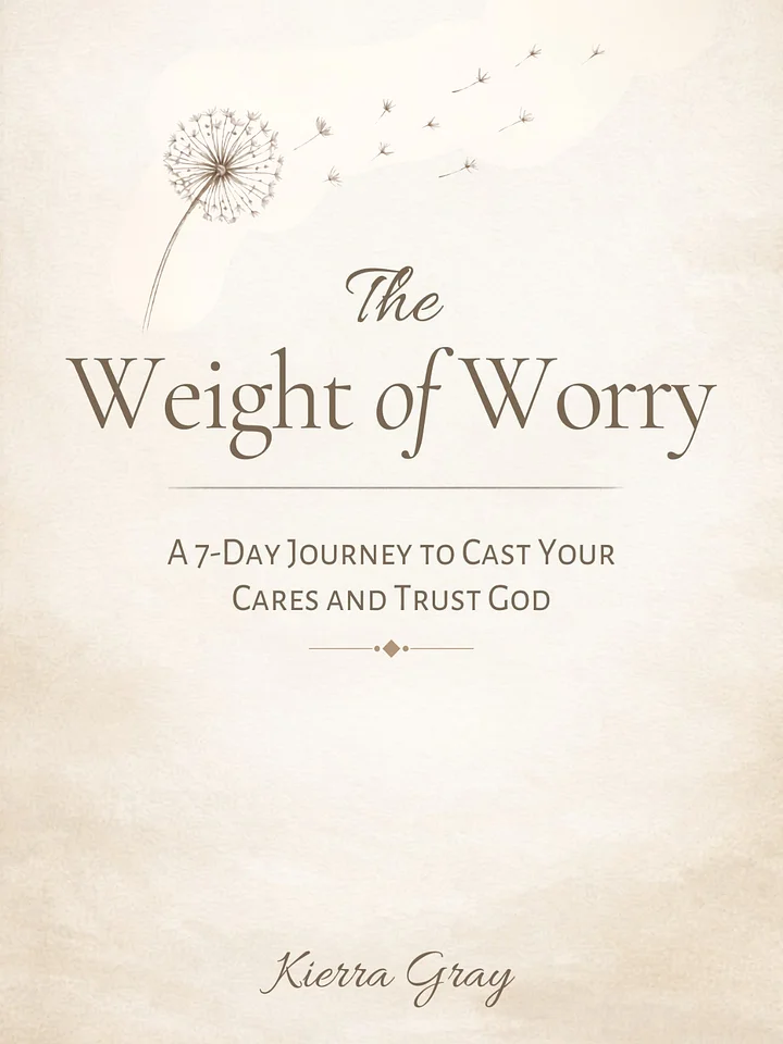 The Weight of Worry Devotional: A 7-Day Journey To Cast Your Cares And Trust God (Digital Download & Song) product image (1)