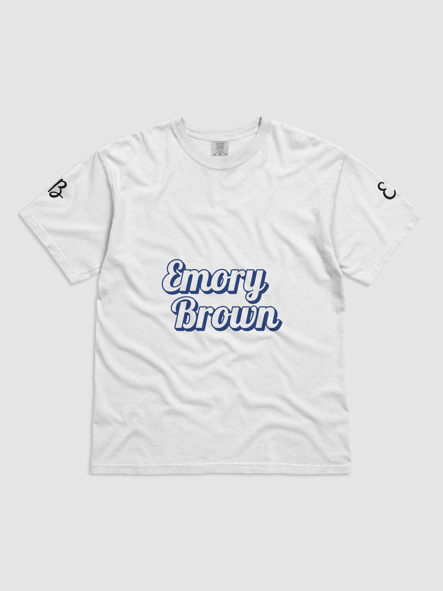 Emory Brown Outlined T-Shirt product image (81)