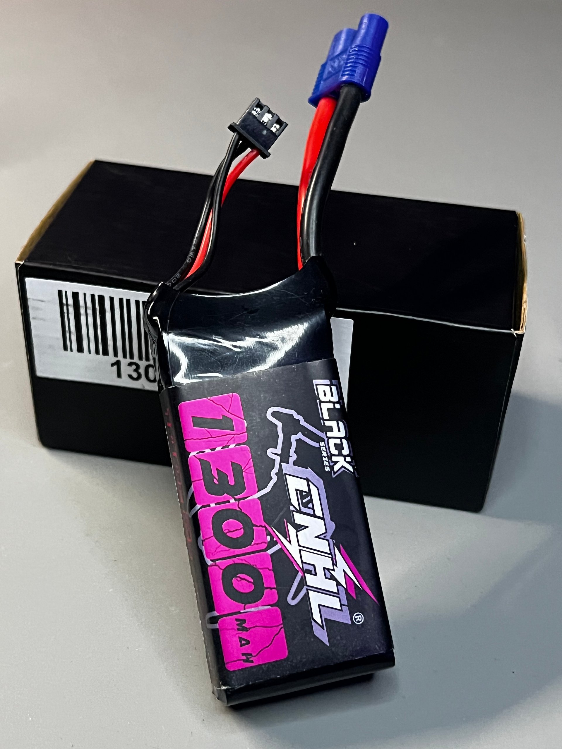 CNHL Black Series 1300mAh 2S LiPo Battery — EC3 Connector product image (1)
