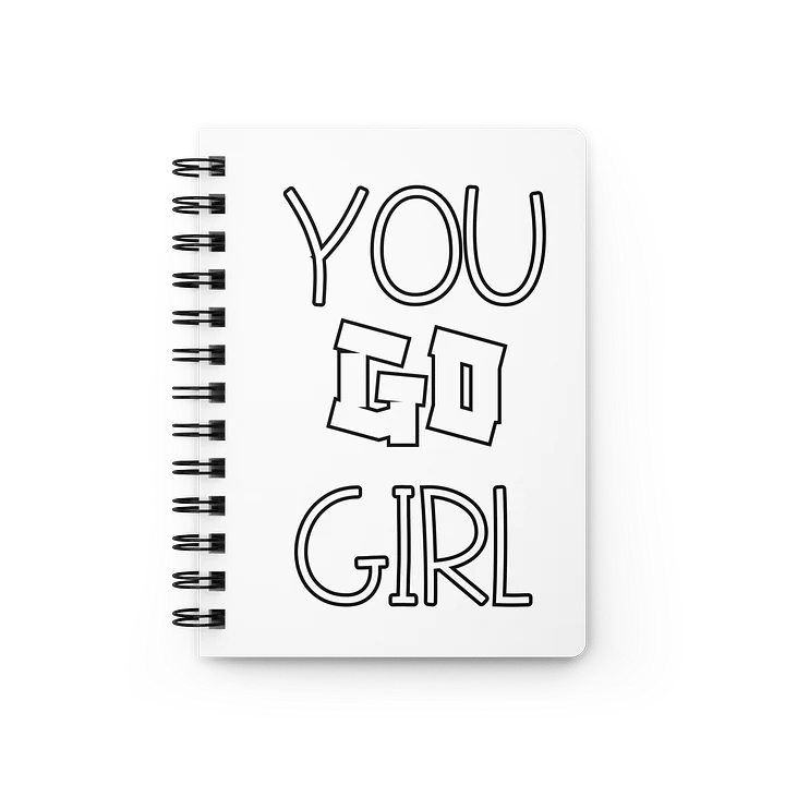 You Go Girl Funny Motivational Typography product image (1)