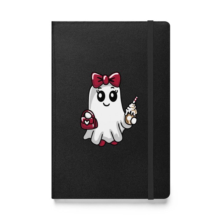 Stylish Ghost Hardcover Bound Lined Notebook product image (1)