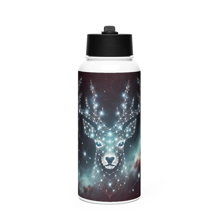 Starlit Reindeer Metal Bottle - Winter 2024 product image (1)