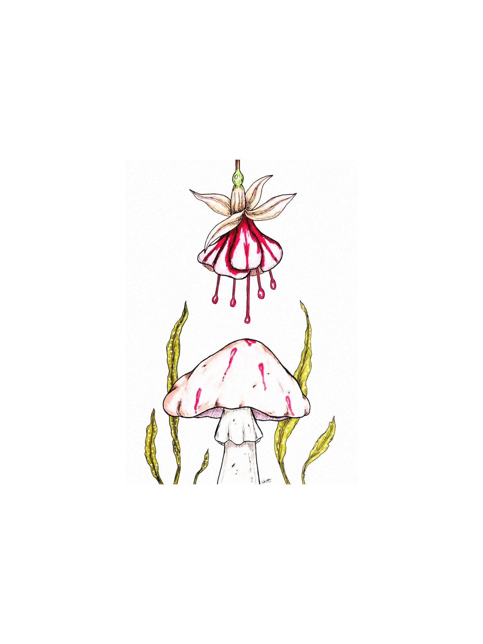 "Ruby Drops" Matte Poster product image (1)