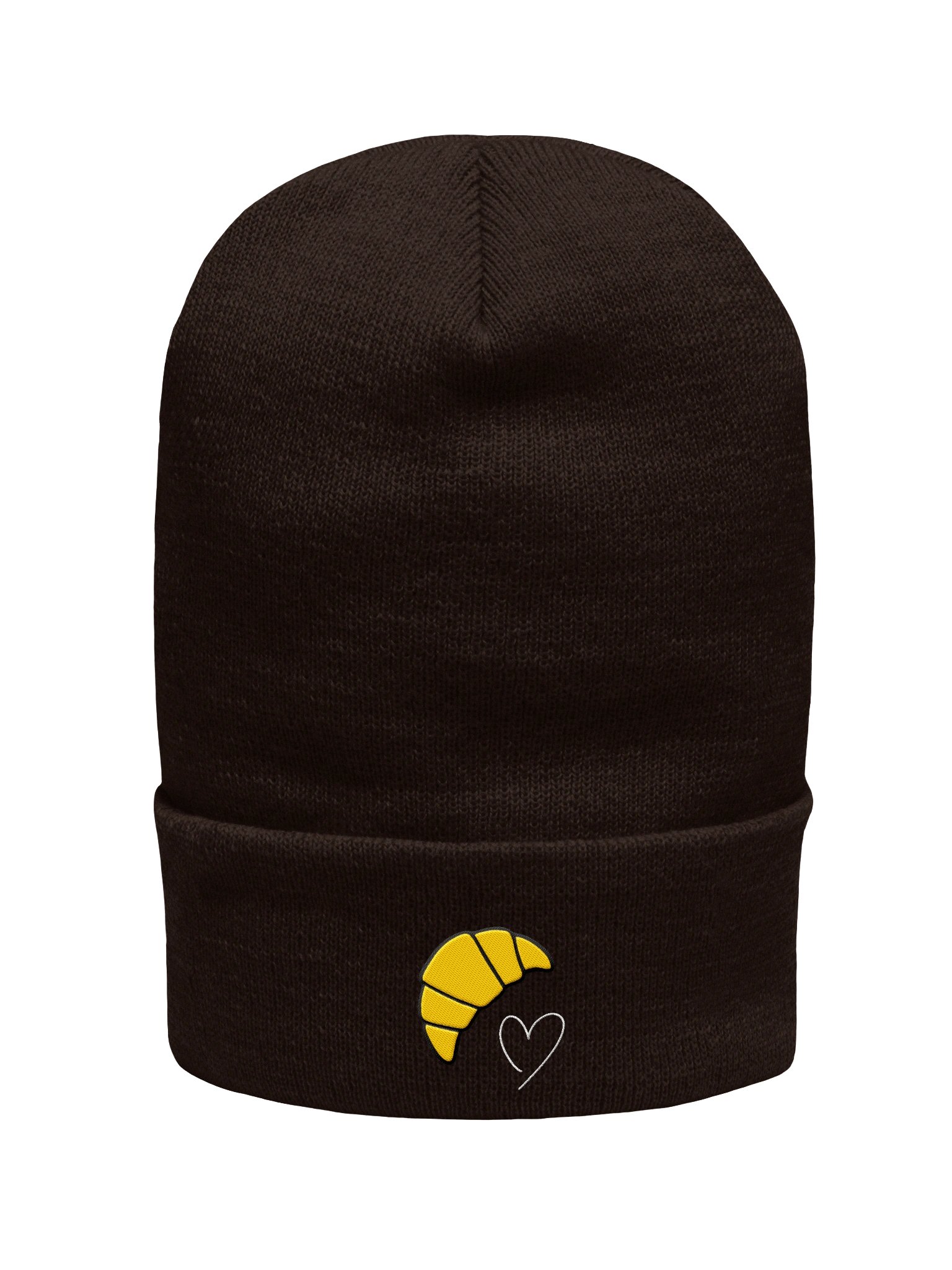 Heartfelt Croissant Cuffed Beanie product image (1)