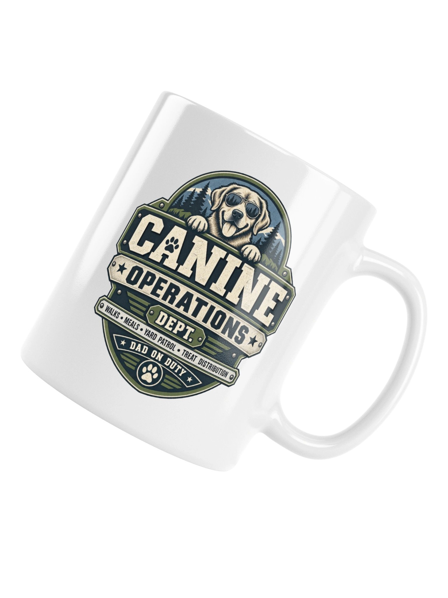 Canine Operations Dept. Mug | Funny Dog Dad Coffee Mug product image (18)