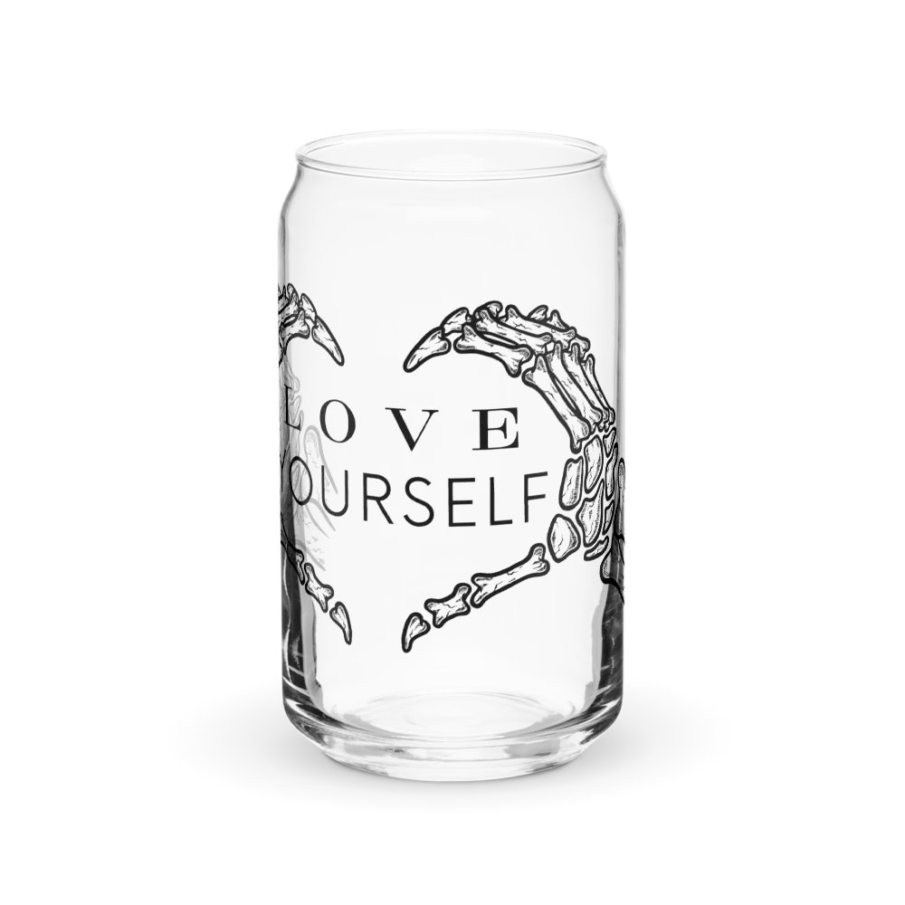 Love Yourself Skelly - Can-Shaped Glassware product image (3)