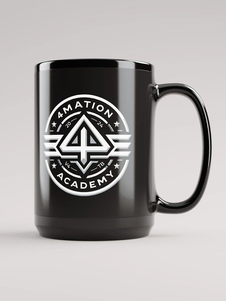4Mation Black Mug product image (1)