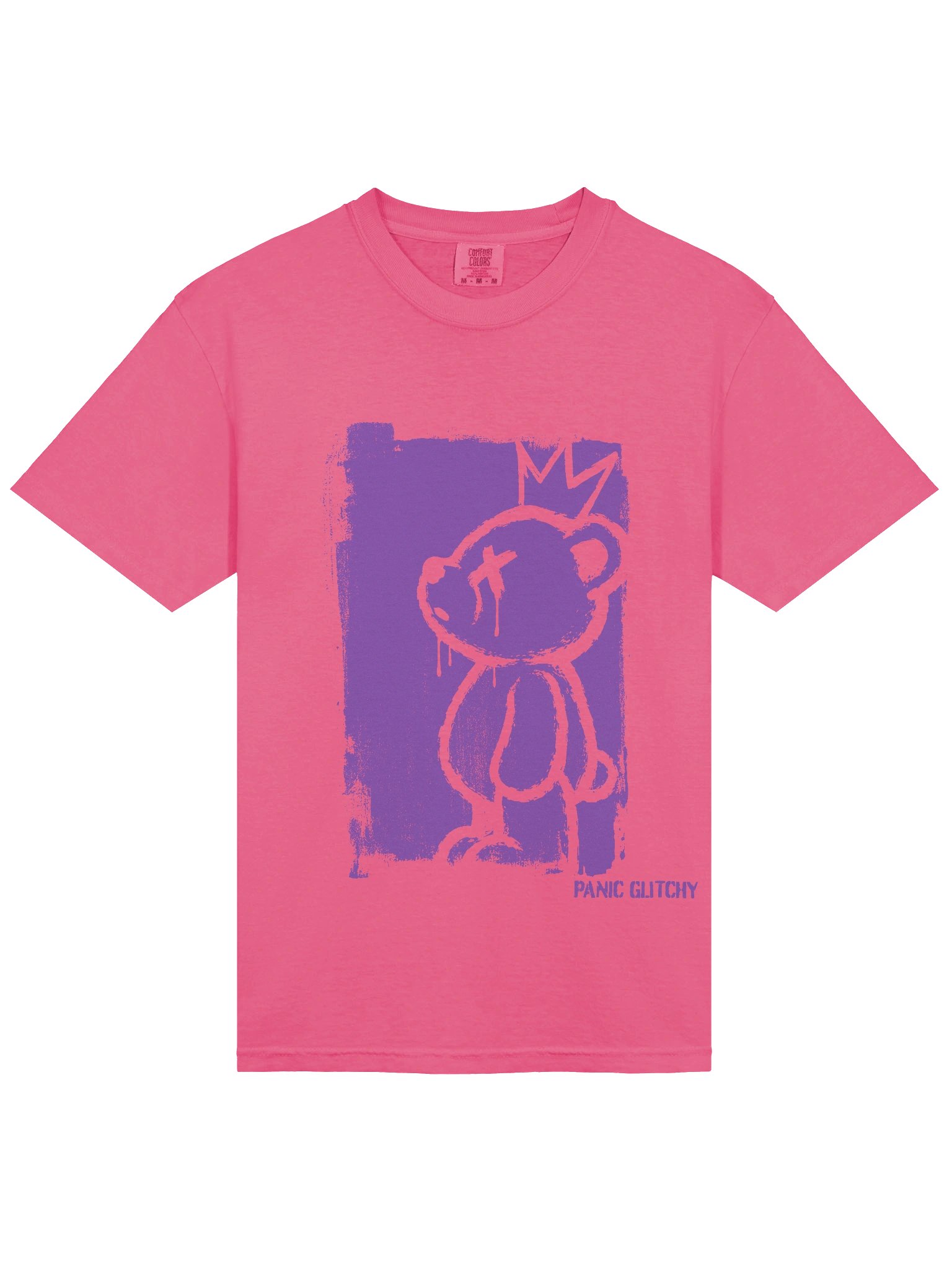 Teddy Prince Purple Stencil'd Tee product image (33)