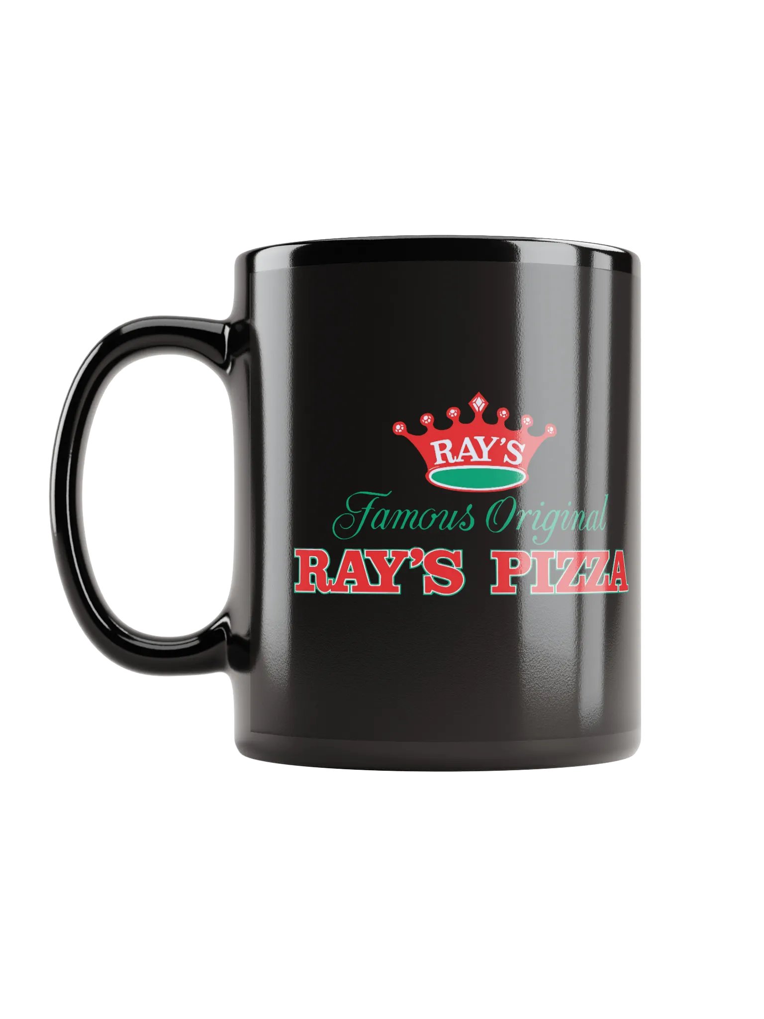 Ray's Pizza Black Glossy Mug product image (2)