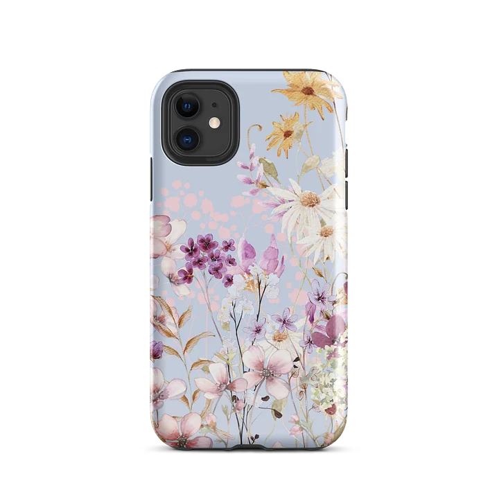 Floral Symphony Blue iPhone® Tough Case product image (55)