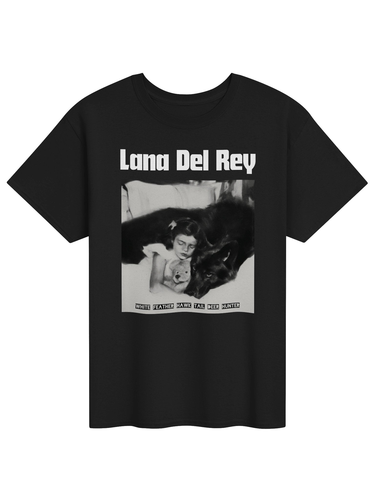 White Feather Hawk Tail Deer Hunter Lana Del Rey T-Shirt product image (1)