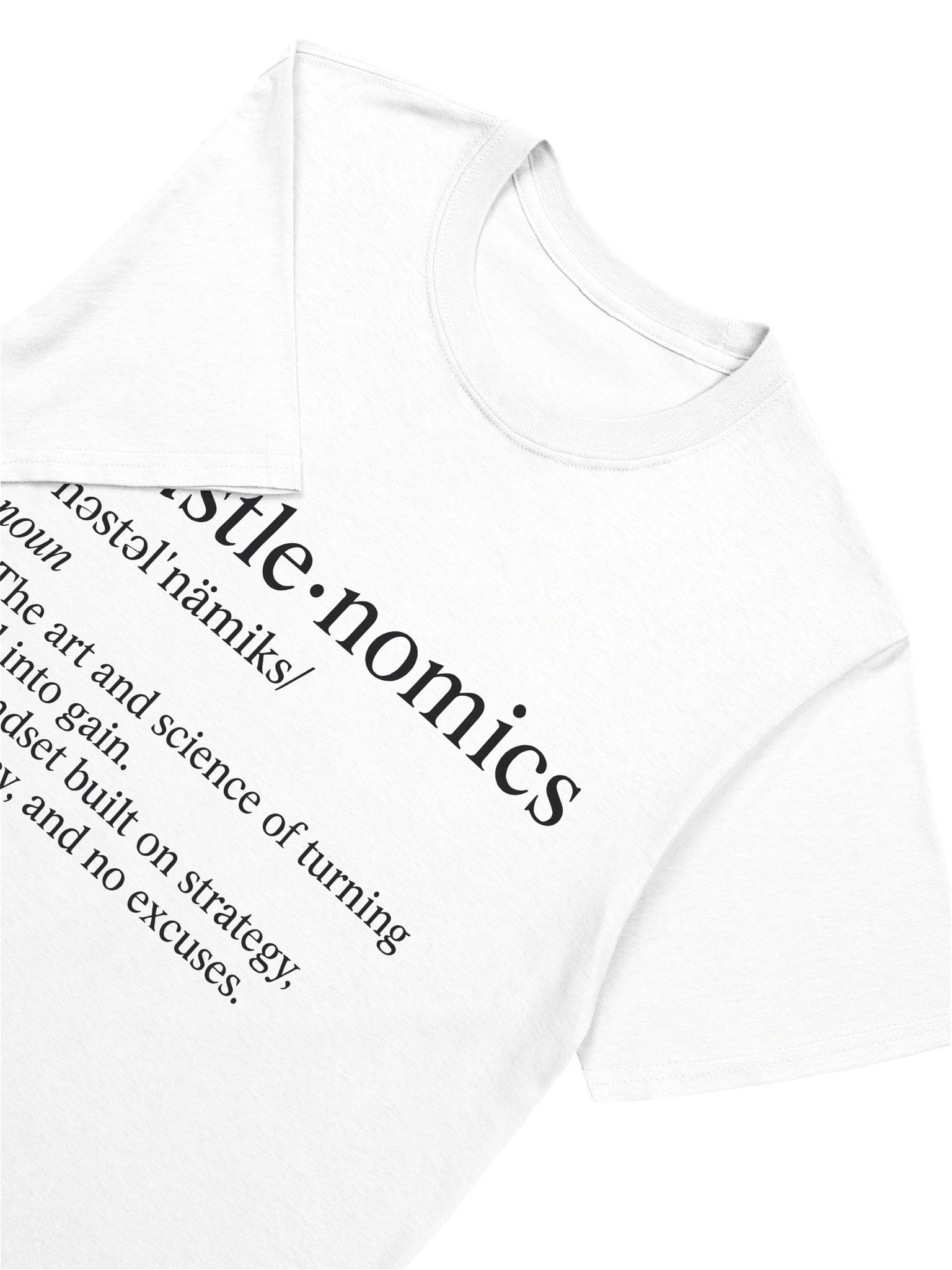 Hustlenomics Definition T-Shirt | Motivational Grind Tee product image (49)