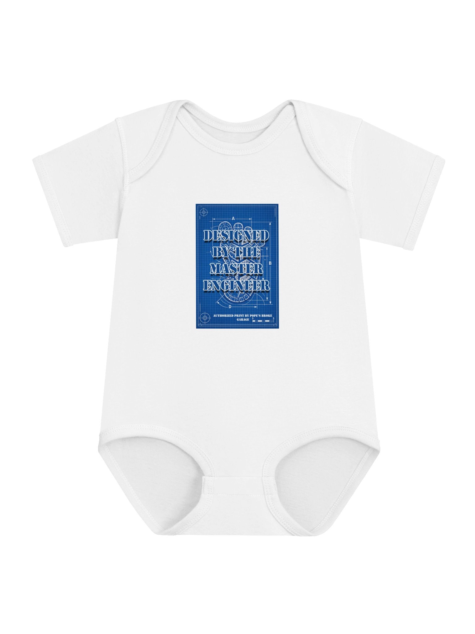 Designed by the Master Engineer Baby Bodysuit product image (1)