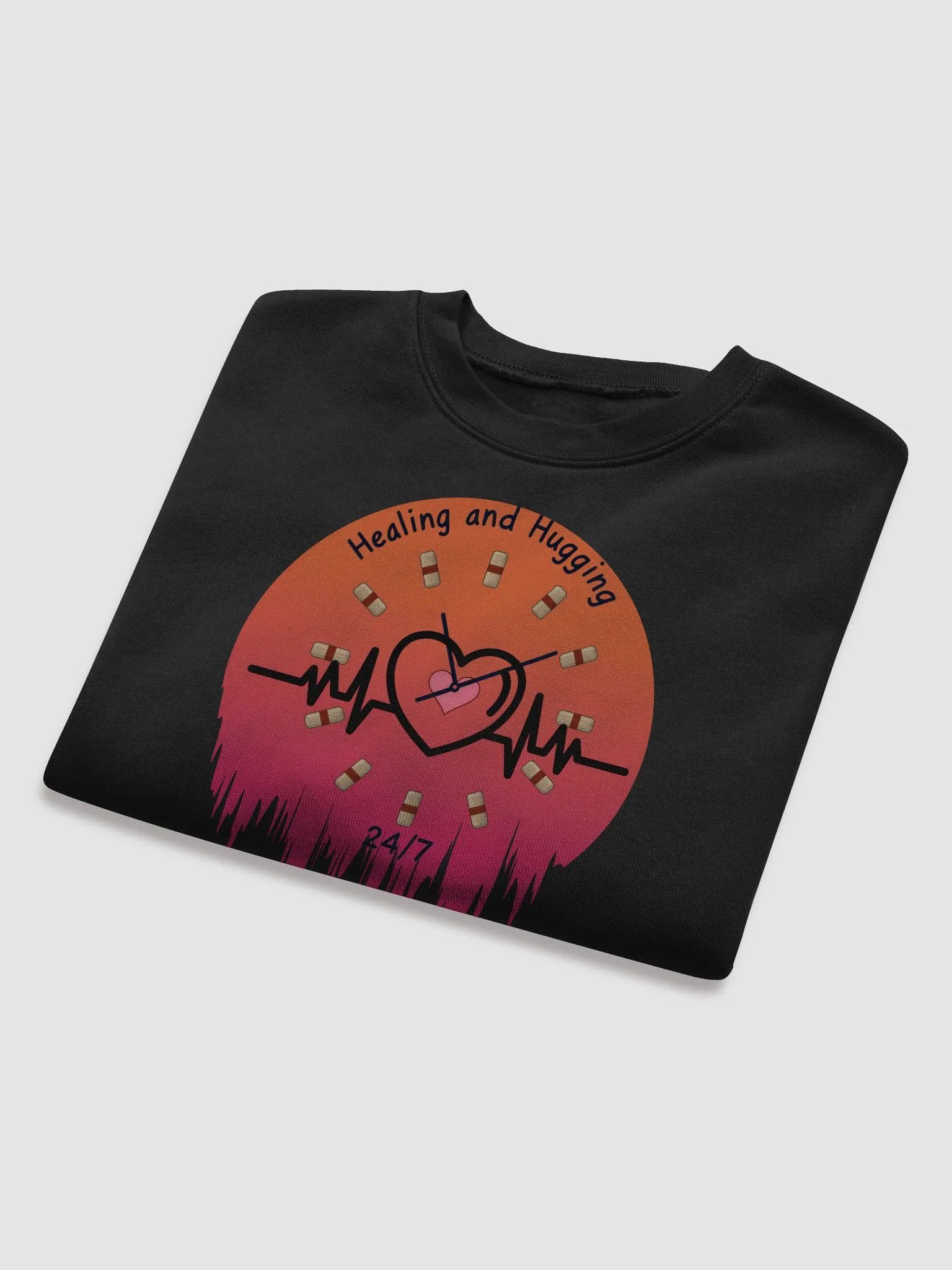 Healing Heartbeat Crop Sweatshirt product image (40)