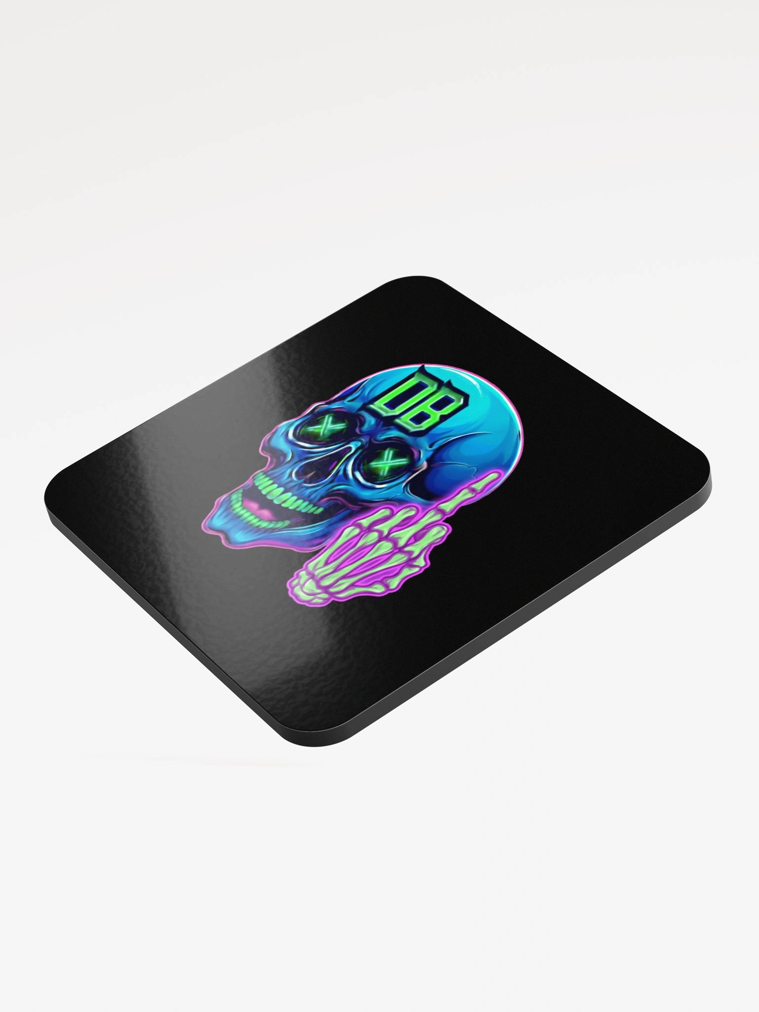 "The Salute" Premium Glossed Cork Coaster product image (2)